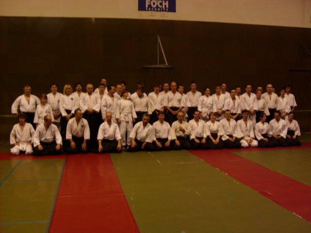 Uczestnicy stażu z Sensei T. Kuroki. Ostrava 2008