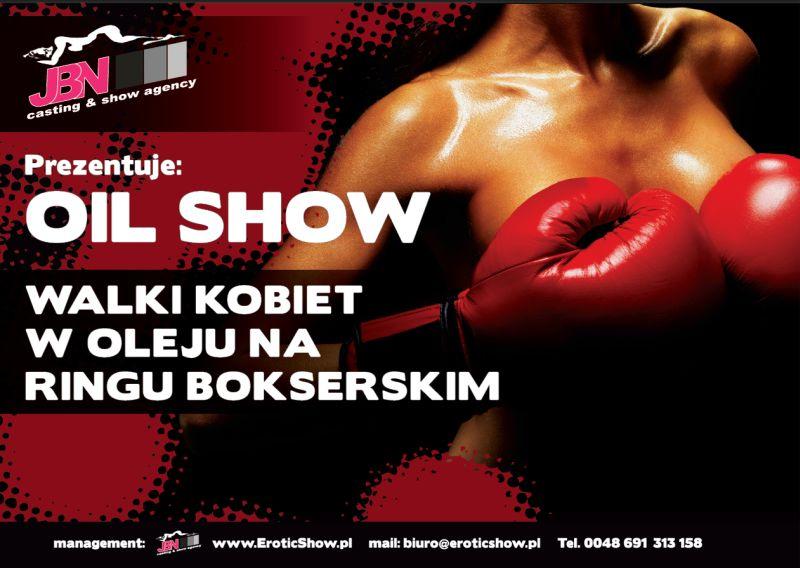 *www.EroticShow.pl_ ZAPASY W OLEJU NA RINGU  **** , CALA POLSKA, śląskie