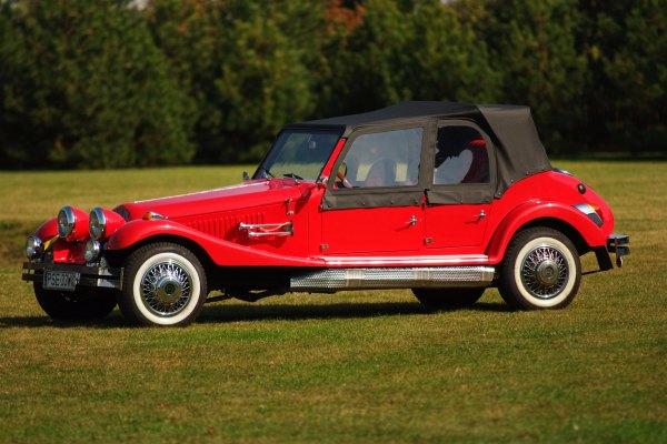 KABRIOLET RETRO ALFA RED 4-OS, DO ŚLUBU, POZNAŃ, wielkopolskie