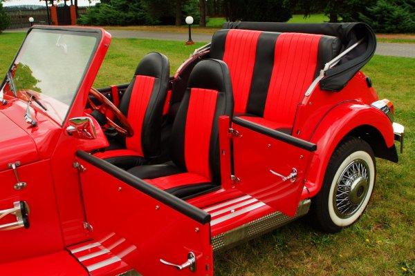 KABRIOLET RETRO ALFA RED 4-OS, DO ŚLUBU, POZNAŃ, wielkopolskie