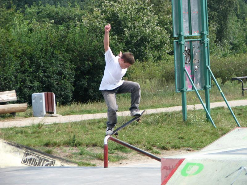 Gdańsk - plac zabaw Kraina Zabawy. Mnóstwo atrakcji, także duży skatepark