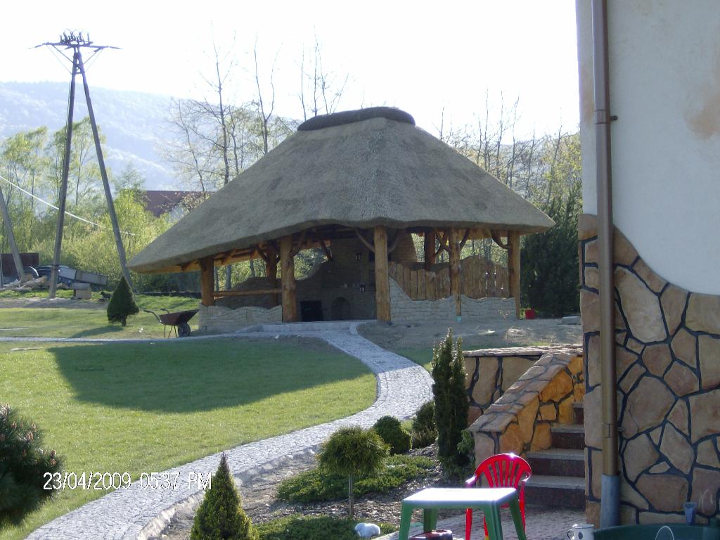 Dachy z trzciny altany strzecha trzcina dach, Lelów, śląskie