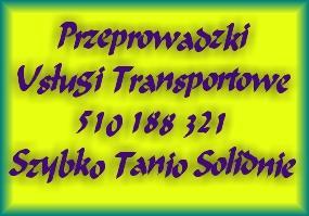 Przeprowadzki usługi transportowe kurier taxi dos, Warszawa, mazowieckie