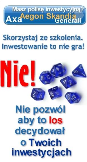 Pierwsze w Polsce szkolenie dla osób inwestujących w polisach inwestycyjnych