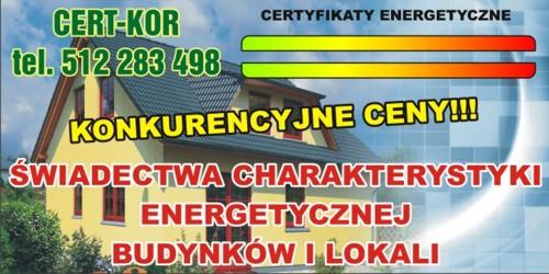 Certyfikat Energetyczny, Świadectwo Energetyczne, Pabianice, Rzgów, Tuszyn, łódzkie