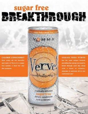 Energy drink VERVE - naturalne składniki, witaminy i mikroelementy plus energia