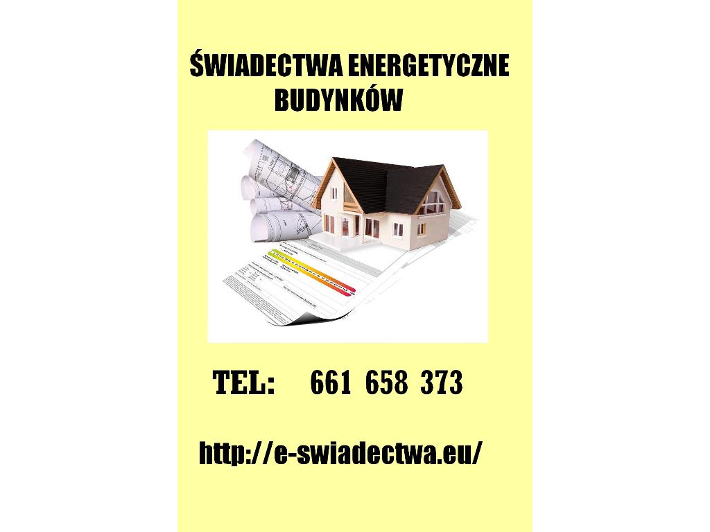 Świadectwa Energetyczne Audyty energetyczne Oświetleniowe, KONIN, TUREK,KOŁO,KALISZ,KUTNO,ŁÓDŹ, łódzkie