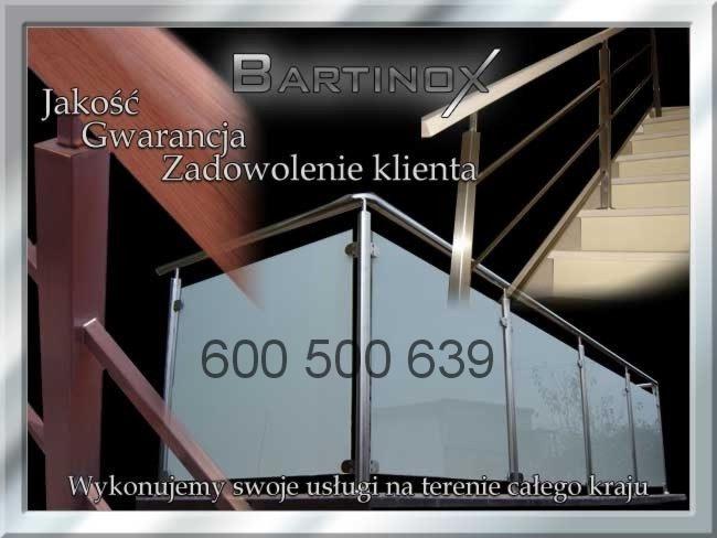 BARTINOX,BALUSTRADY POZNAŃ,BALUSTRADY WROCŁAW, wielkopolskie