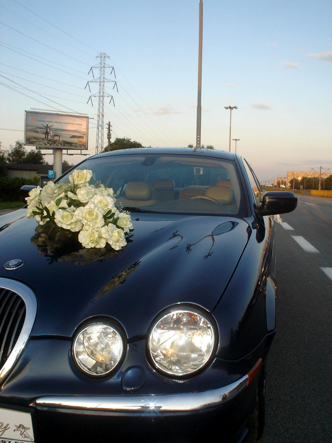 Jaguar s-type ślub wesele wynajem lodz, łódzkie