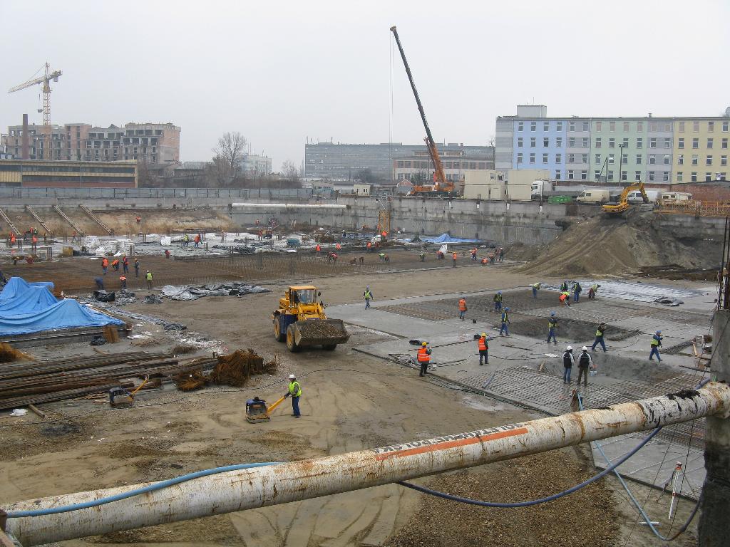 Uszczelnienie spodu płyty fundamentowej, dylatacji oraz zbiornika ppoż.