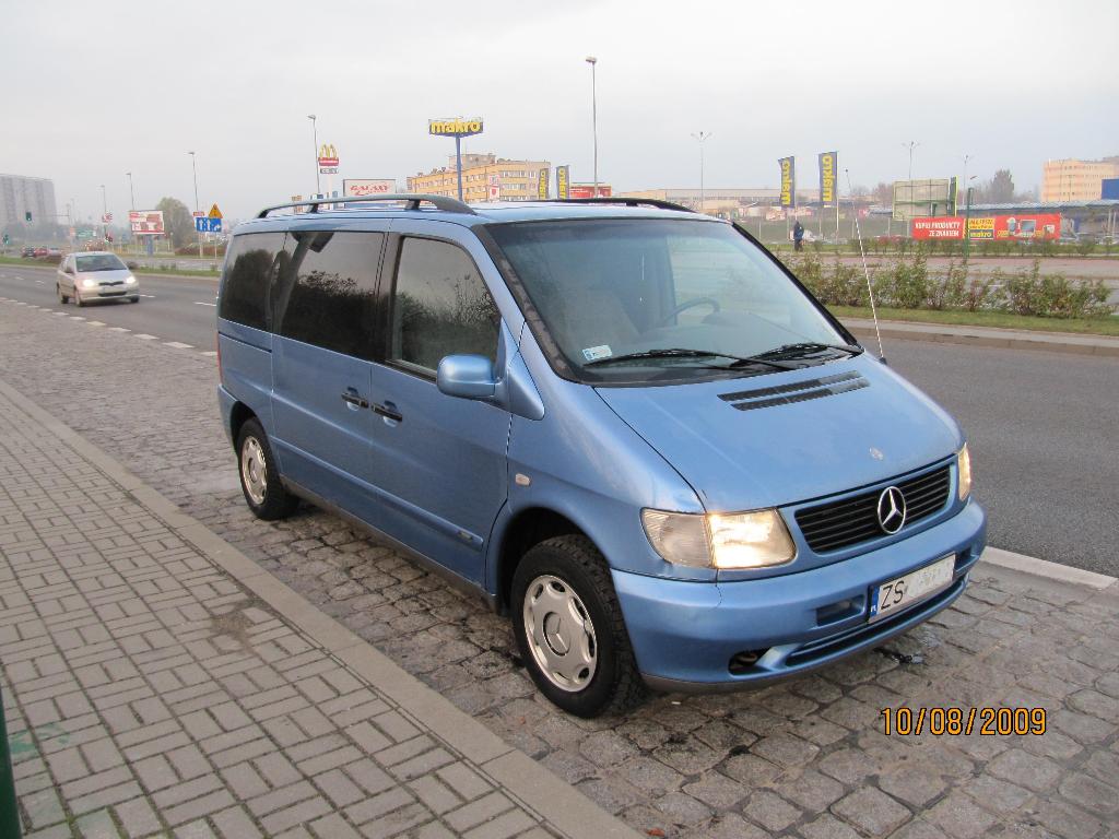 Przejazd Mercedesem V-klassa (wygodne fotele lotnicze)