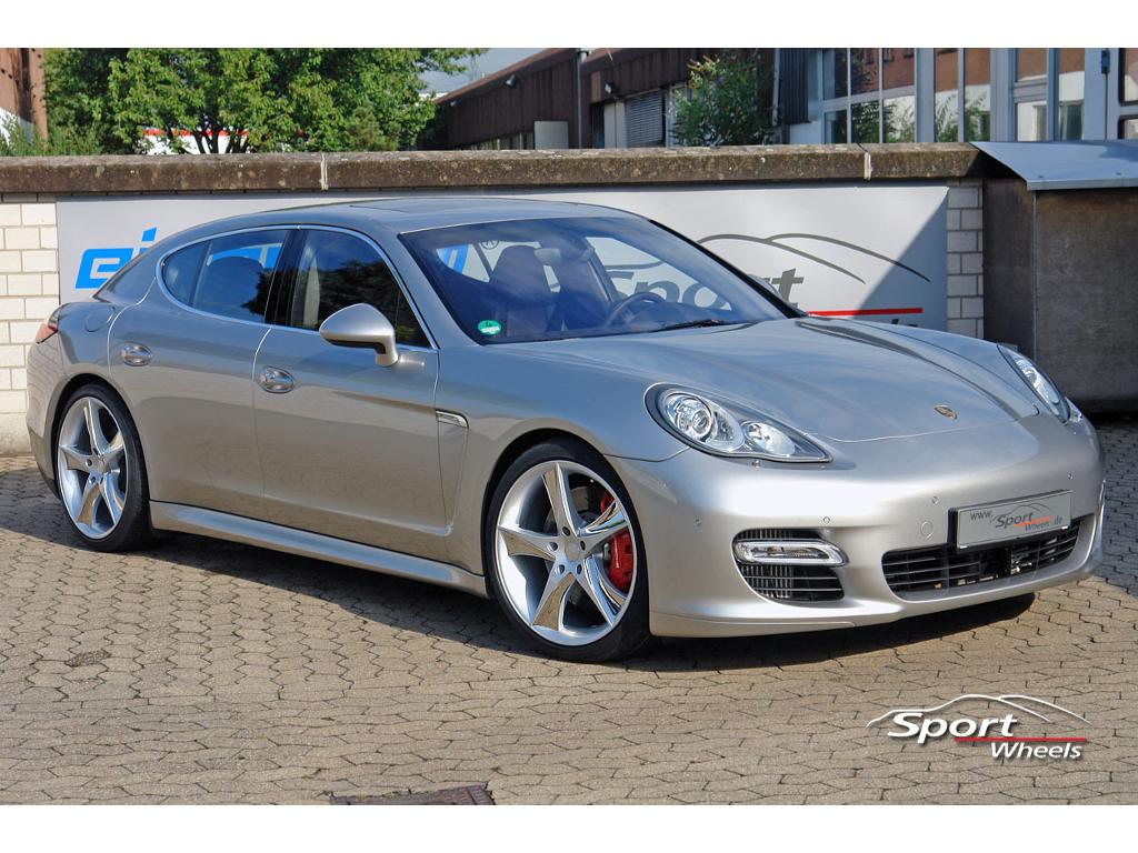 Porsche Panamera z felgami EtaBeta Jofiel X Silver 20""