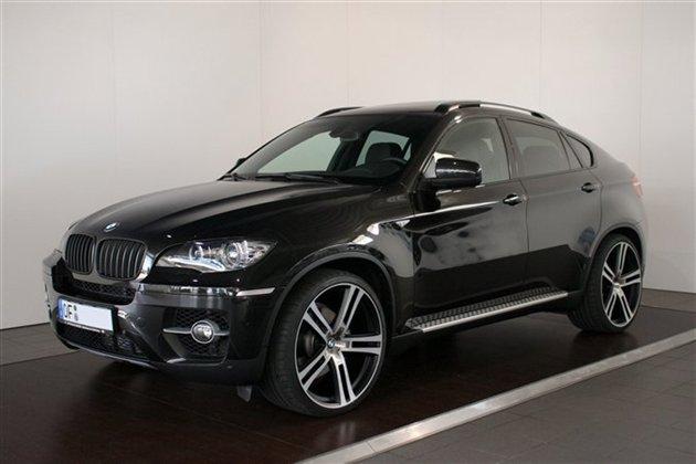 BMW X6 z felgami EtaBeta Uriel X Black Matt Polish 23""