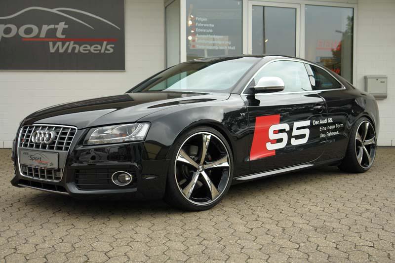 Audi S5 z felgami EtaBeta Tettsut X Balck Polish 20""