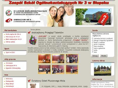 Strona ZSO nr 3 w Słupsku - kliknij, aby powiększyć