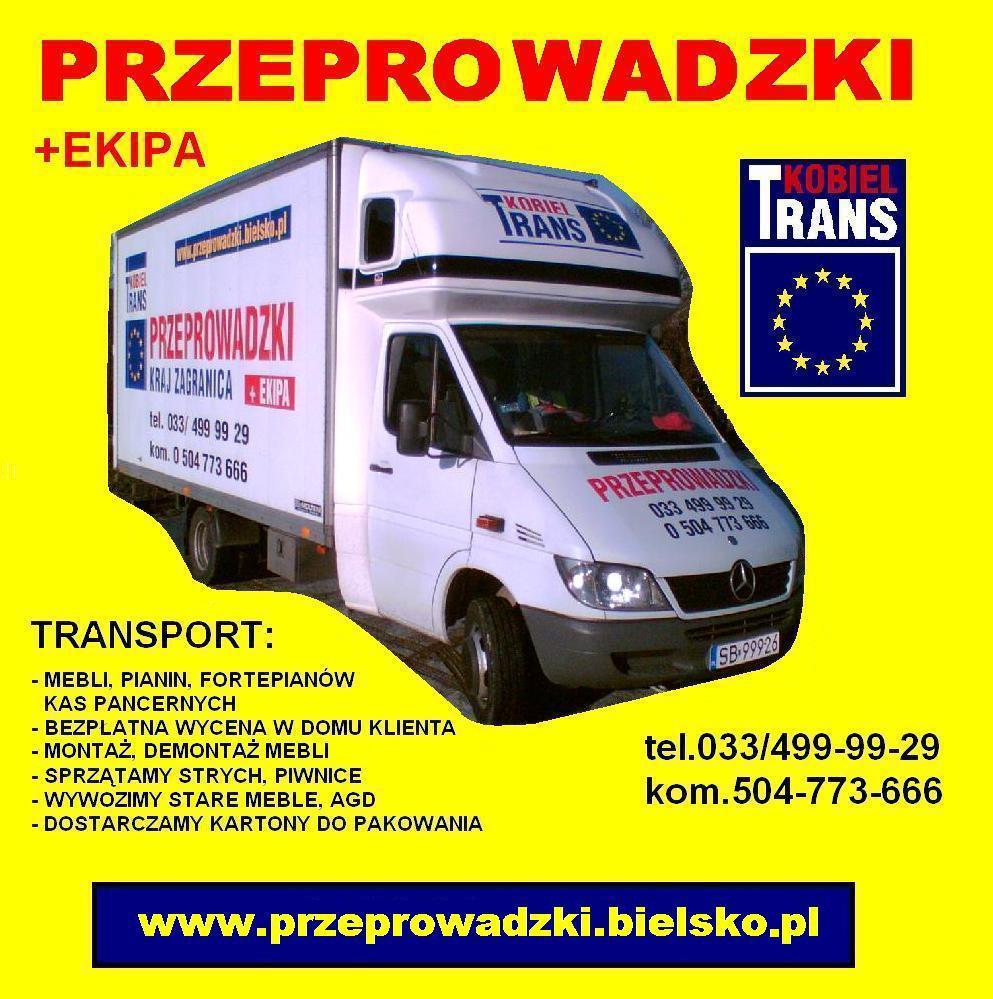 PRZEPROWADZKI SZKÓŁ PRZEDSZKOLI INSTYTUCJI FIRM, BIELSKO BIAŁA, śląskie