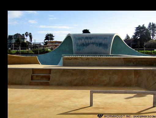 Jednolity betonowe skatepark, bez konserwacji, kolorowych