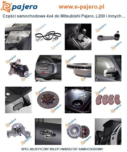 Części nowe i używane Pajero, L200, Galloper, Sport, Classic, sklep internetowy