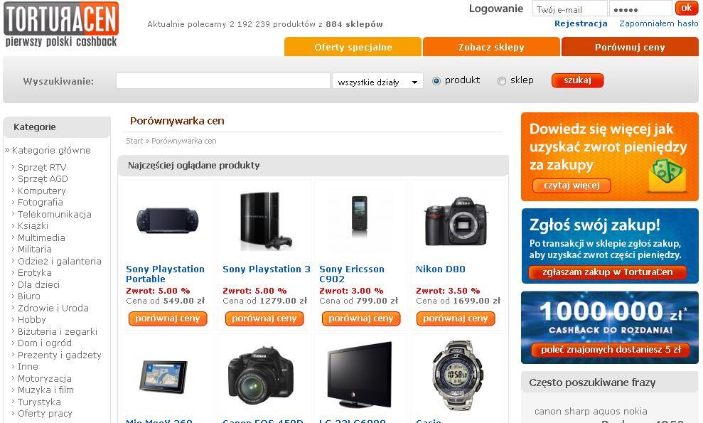 porównywarka cen na www.torturacen.pl