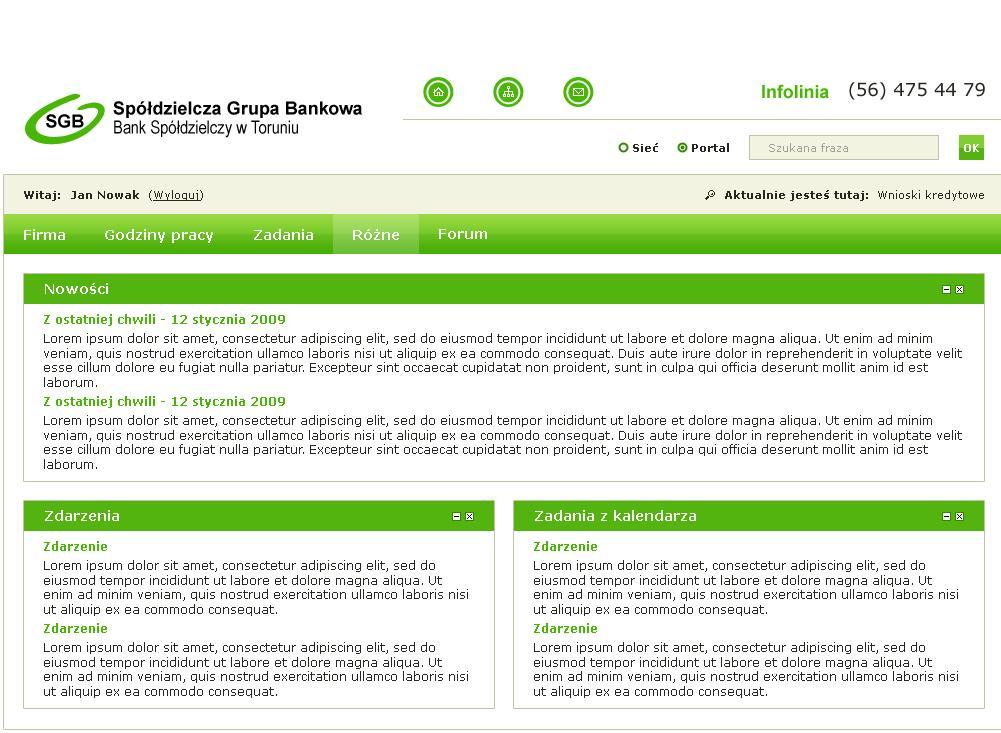 Intranet w Banku Spółdzielczym w Toruniu
