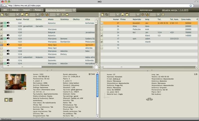 oprogramowanie dla biur nieruchomości IMO