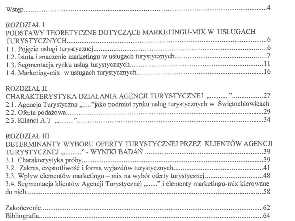 Praca licencjacka z turystyki do sprzedania., Świętochłowice, śląskie