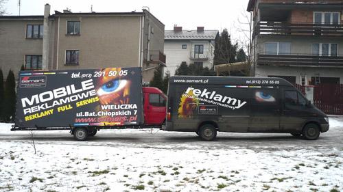 Oklejanie pojazdów_reklamy na samochodach_reklamy na pojazdach-plandekach     http://www.samart.pl