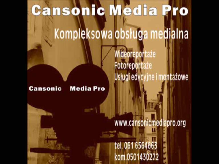 WIDEOFILMOWANIE CANSONIC MEDIA PRO, Poznań, wielkopolskie