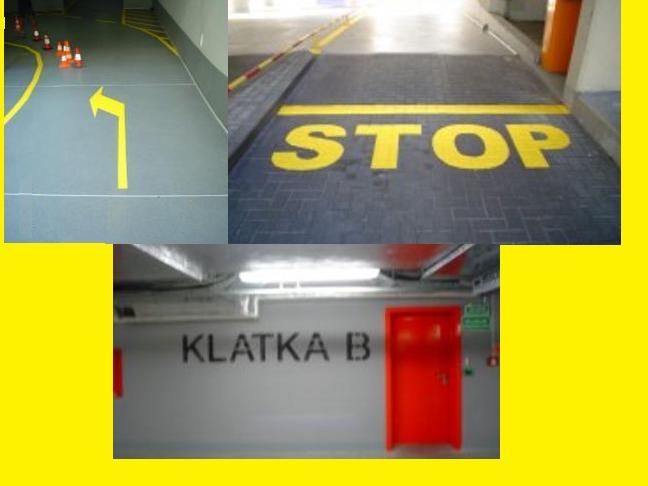 Malowanie miejsc parkingowych ,malowanie miejsc postojowych, lustra , Warszawa, mazowieckie