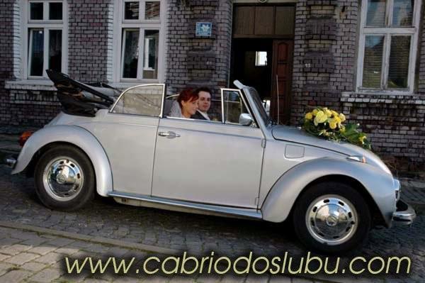 VW GARBUS CABRIO  samochód auto do ślubu, Katowice, Kraków, Warszawa, Sosnowiec,, śląskie