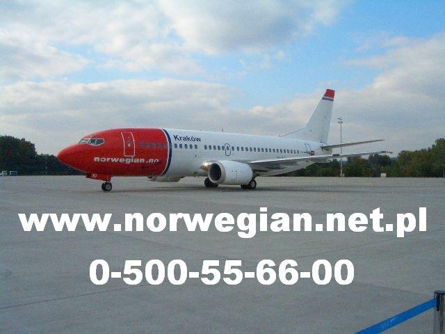 PROMOCYJNE BILETY LOTNICZE - LINII NORWEGIAN AIR, Chorzów, śląskie