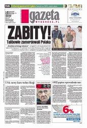 Gazeta Wyborcza 33/2009 - Talibowie zamordowali