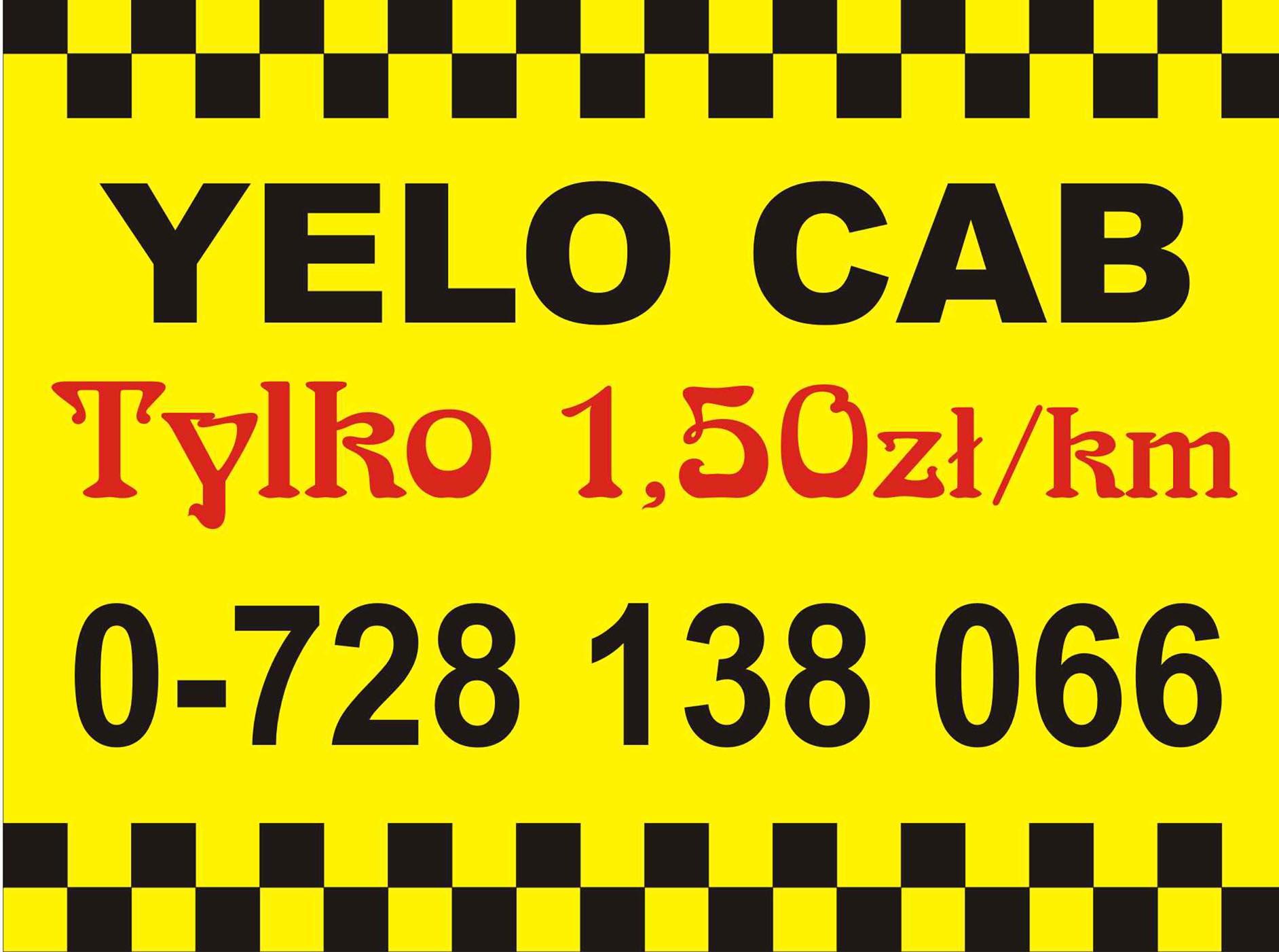 Yelo Cab Taxi z nami tylko 1.50 zł/km, Warszawa, mazowieckie