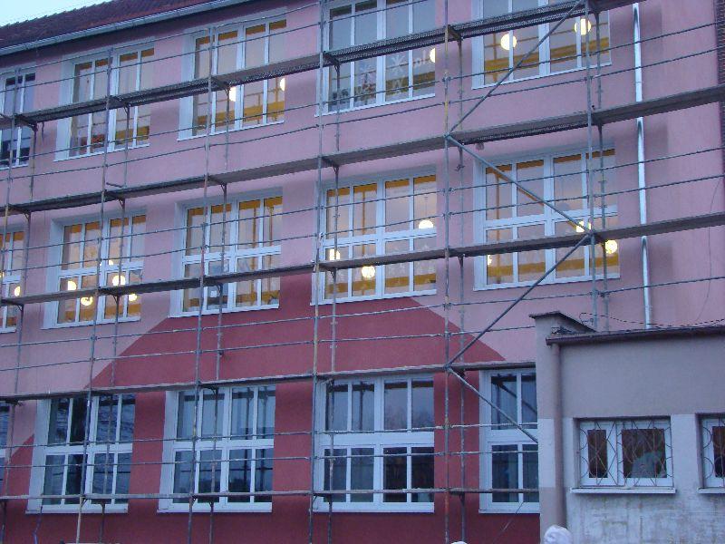 Termomodernizacja szkoły grudzień 2007