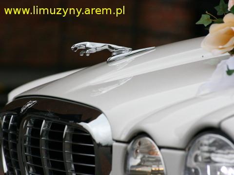 Jaguar XJ8 , auto do ślubu, fotografia ślubna, Kraków, małopolskie