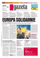 Gazeta Wyborcza nr 68/09 - Europa solidarnie