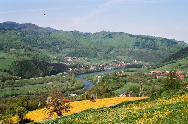 Na szlaku nad domem na Łabowską Halę.