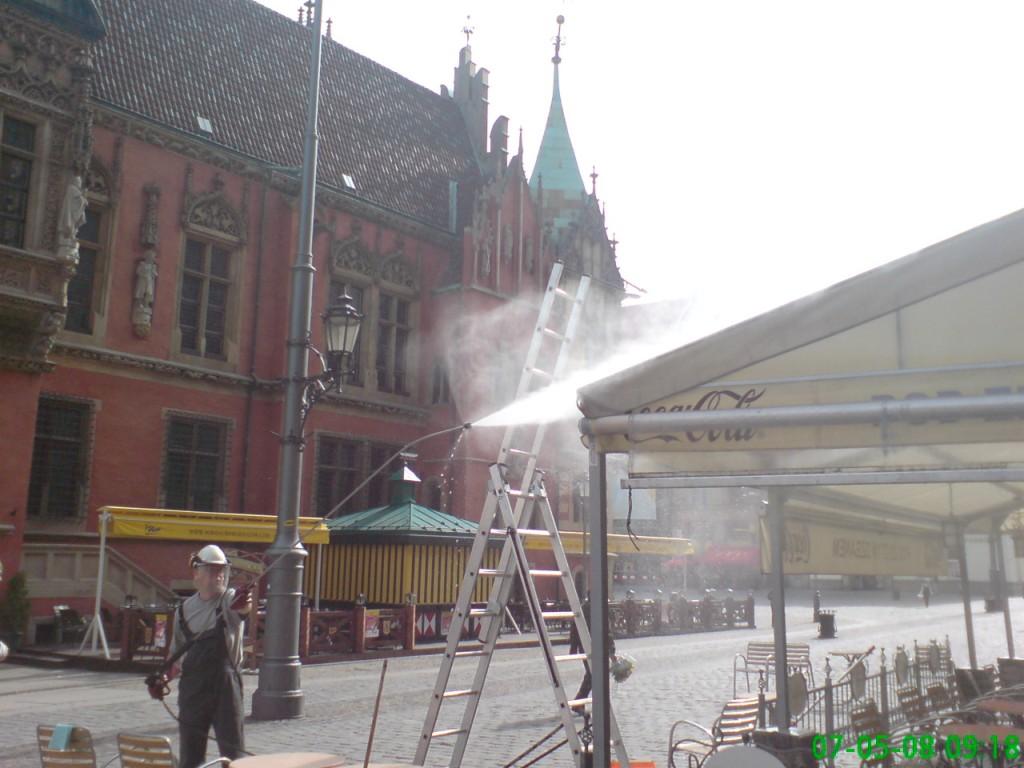 Mycie markizy Wrocław Rynek