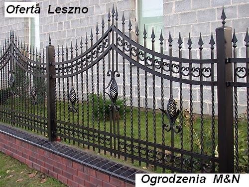 Ogrodzenia,balustrady,kraty itp  z elementów kuty, Leszno, wielkopolskie