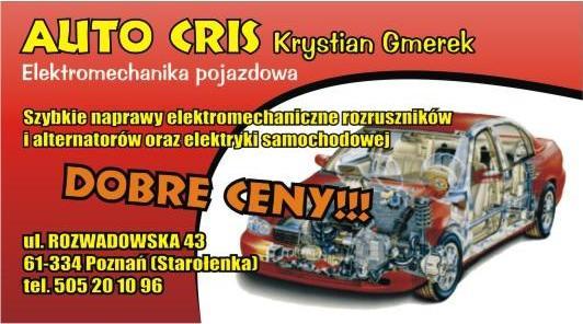 Elektryk Elektromechanika rozruszniki alternatory, Poznań, wielkopolskie