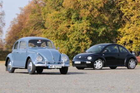 Volkswagen New Beetle i Volkswagen Typ 1 "Garbus"