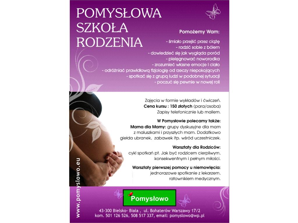 Oferta Szkoły Rodzenia