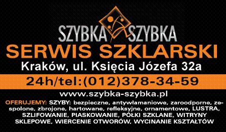 Usługi Szklarskie Kraków