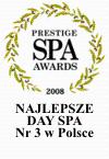 3 miejsce w konkursie Najlepsze Day SPA w Polsce