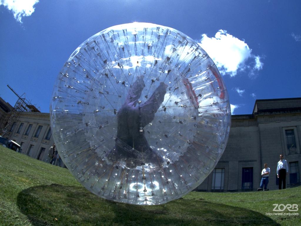 Zorbing - kula sferyczna