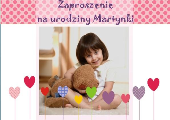 PERSONALIZOWANE ZAPROSZENIA - URODZINY, CHRZEST,