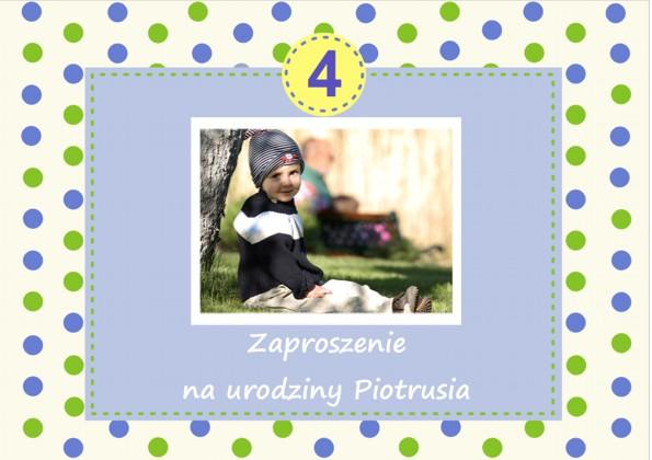 PERSONALIZOWANE ZAPROSZENIA - URODZINY, CHRZEST,