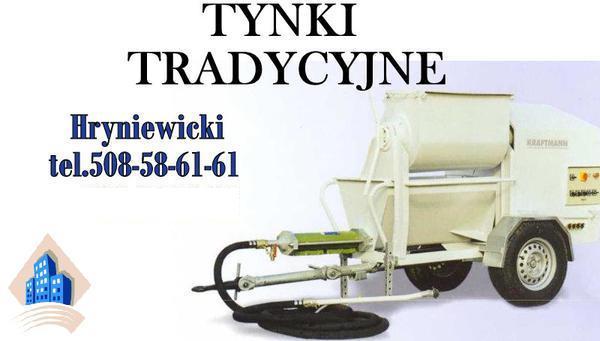 Tynki cementowo-wapienne TRADYCYJNE, Białystok Mońki, podlaskie