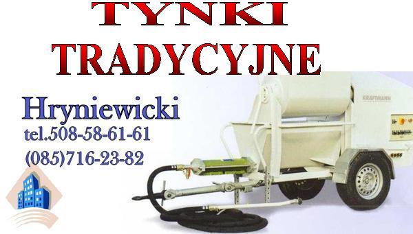 Tynki tradycyjne Białystok Warszawa, podlaskie