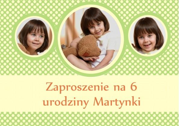 Zaproszenia ze zdjęciem - urodziny - chrzciny 